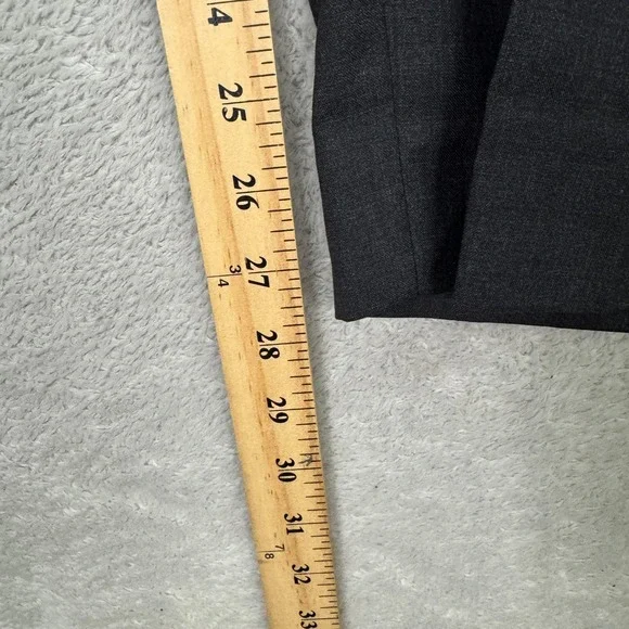 Suitsupply Brescia Trousers Mens 36x28 Grey Vitale Barberis Canonico Wool Casual - Picture 12 of 15